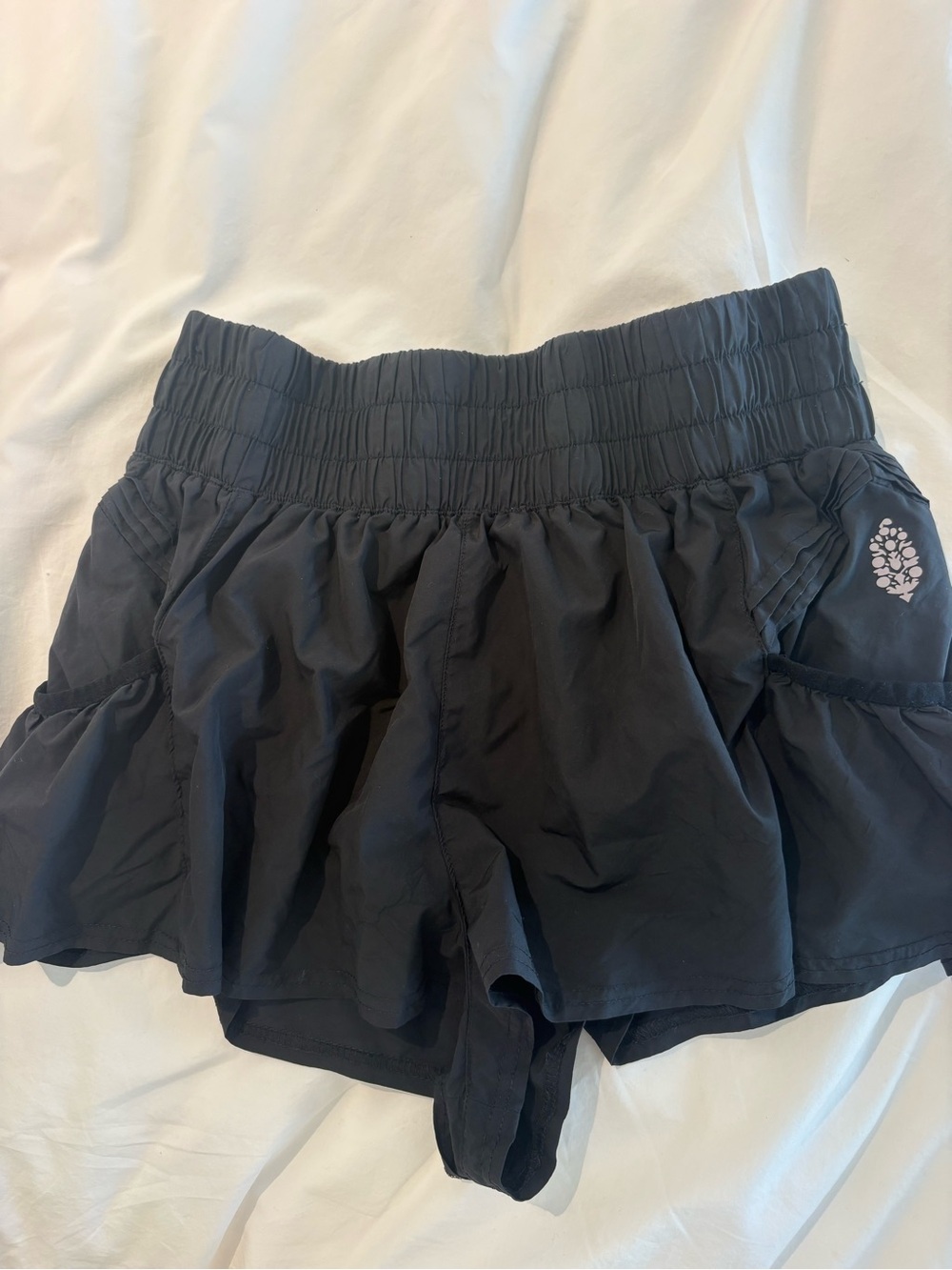 FP Movement by Free People Black get your flirt on shorts-Style Athletic Shorts
